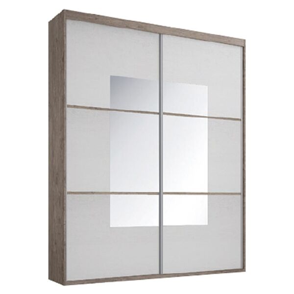 Guarda-roupa Casal 2 Portas 100% Mdf 1970slin Demolição/branc