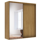 Guarda Roupa Casal 2 Portas 1 Com Espelho 2,07 M Mdf Inovatto