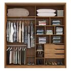 Guarda Roupa Casal 2 Portas 2 Com Espelhos 3 Gavetas Belga D0