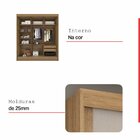 Guarda Roupa Casal 2 Portas 2 Gavetas Andros Nature/off White