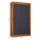 Guarda Roupa Casal 2 Portas 2 Gavetas Cor22020 Araplac