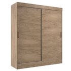 Guarda Roupa Casal 2 Portas 2 Gavetas Pantanal Carvalho/cinza