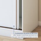 Guarda-roupa Casal 2 Portas 2 Gavetas Zeine