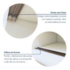 Guarda-roupa Casal 2 Portas 2 Gavetas Zeine