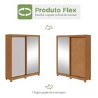 Guarda-roupa Casal 2 Portas 2 Gavetas Zeine Com Espelho E Com