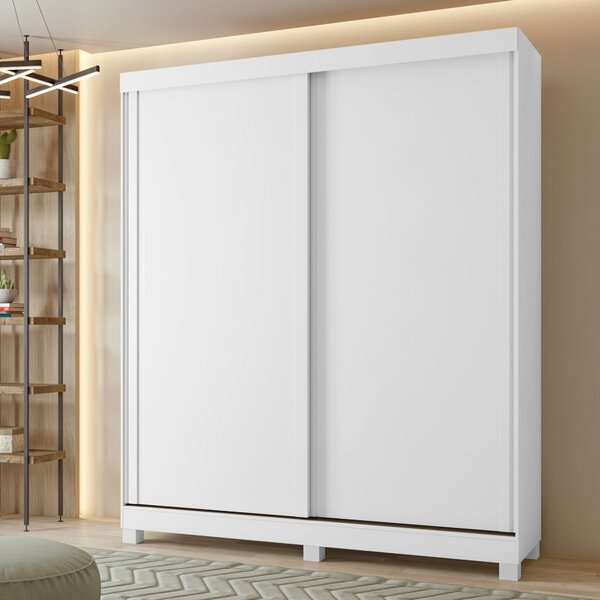 Guarda-roupa Casal 2 Portas 2 Gavetas Zeine Com Pés