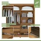 Guarda-roupa Casal 2 Portas 2 Gavetas Zeine Com Pés