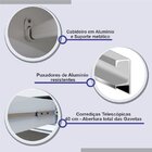 Guarda Roupa Casal 2 Portas 3 Gavetas Com Espelho 100% Mdf Gr