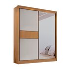 Guarda Roupa Casal 2 Portas 3 Gavetas Com Espelho 100% Mdf Gr