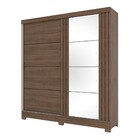 Guarda-roupa Casal 2 Portas 3 Gavetas Com Espelho B352 Castan