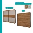 Guarda Roupa Casal 2 Portas 4 Gav Dalim Carraro Freijó Com Av