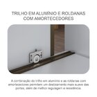 Guarda Roupa Casal 2 Portas 4 Gavetas 100% Mdf Com Espelho Tr