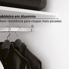 Guarda Roupa Casal 2 Portas 4 Gavetas 100% Mdf Vilage Branco