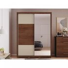 Guarda Roupa Casal 2 Portas 4 Gavetas 180cm Com Espelho Confo