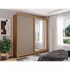 Guarda Roupa Casal 2 Portas 4 Gavetas 240cm Lyne Caemmun Buri