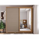 Guarda Roupa Casal 2 Portas 4 Gavetas 240cm Lyne Caemmun Buri