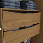 Guarda Roupa Casal 2 Portas 4 Gavetas Aston Henn Nature/off W