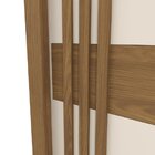 Guarda Roupa Casal 2 Portas 4 Gavetas Aston Henn Nature/off W