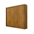 Guarda Roupa Casal 2 Portas 4 Gavetas - Bravo -cumaru - Móvei