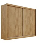 Guarda Roupa Casal 2 Portas 4 Gavetas - Creta-amêndoa - Móvei