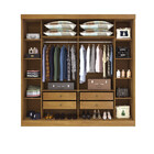 Guarda Roupa Casal 2 Portas 4 Gavetas Flex Porto Tcil