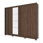 Guarda Roupa Casal 2 Portas 4 Gavetas Maldivas Plus Espresso