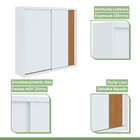 Guarda Roupa Casal 2 Portas 4 Gavetas Velaris Móveis Lopas