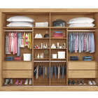 Guarda Roupa Casal 2 Portas 4 Gavetas - Verona-amêndoa - Made