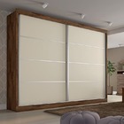 Guarda Roupa Casal 2 Portas 4 Gavetas - Verona-braúna - Made