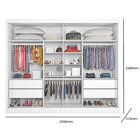 Guarda Roupa Casal 2 Portas 4 Gavetas Verona Plus