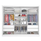 Guarda Roupa Casal 2 Portas 4 Gavetas Verona Plus