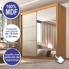 Guarda Roupa Casal 2 Portas 6 Gavetas 100% Mdf Coliseu Cinamo