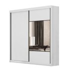 Guarda Roupa Casal 2 Portas 6 Gavetas 100% Mdf Com Espelho Tr