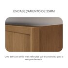 Guarda Roupa Casal 2 Portas 6 Gavetas 100% Mdf Com Espelho Tr