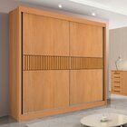 Guarda-roupa Casal 2 Portas 6 Gavetas 100% Mdf Hawai Ripado C