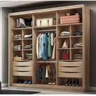 Guarda-roupa Casal 2 Portas 6 Gavetas 100% Mdf Imperium Carva