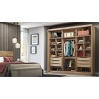Guarda-roupa Casal 2 Portas 6 Gavetas 100% Mdf Imperium Carva