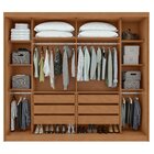 Guarda-roupa Casal 2 Portas 6 Gavetas 100% Mdf Toronto