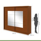 Guarda-roupa Casal 2 Portas 6 Gavetas 100% Mdf Toronto Com Es