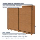 Guarda-roupa Casal 2 Portas 6 Gavetas 100% Mdf Toronto Com Pés