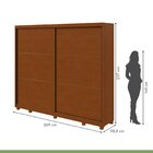 Guarda-roupa Casal 2 Portas 6 Gavetas 100% Mdf Toronto Com Pés