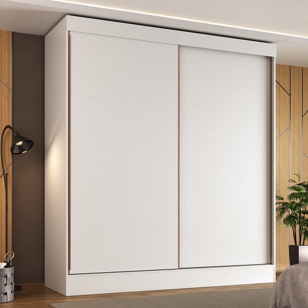 Guarda Roupa Casal 2 Portas 6 Gavetas Agave Yescasa Branco