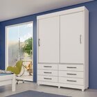 Guarda-roupa Casal 2 Portas 6 Gavetas Chicago Tcil Móveis Bra