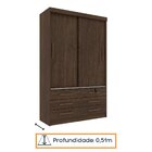 Guarda Roupa Casal 2 Portas 6 Gavetas Chicago Tcil Móveis Cac