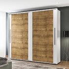 Guarda Roupa Casal 2 Portas 6 Gavetas Coimbra Flex Color Bran