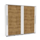 Guarda Roupa Casal 2 Portas 6 Gavetas Coimbra Flex Color Bran