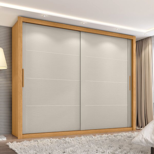 Guarda-roupa Casal 2 Portas 6 Gavetas Imperador Plus Cinamomo