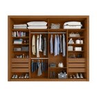 Guarda-roupa Casal 2 Portas 6 Gavetas Imperador Plus Cinamomo