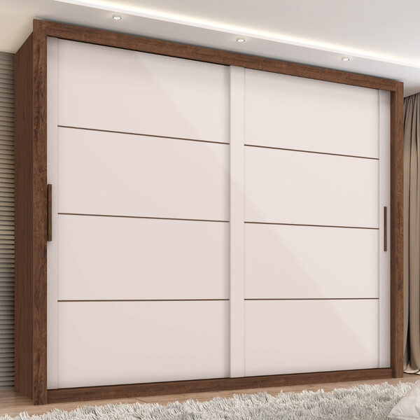 Guarda Roupa Casal 2 Portas 6 Gavetas Imperador Plus Zanzini