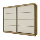 Guarda Roupa Casal 2 Portas 6 Gavetas - Sevilha-amêndoa - Mad